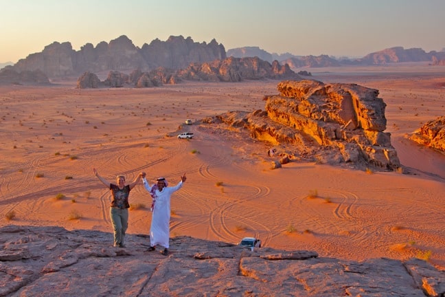 Sunset Celebration in Wadi Rum, Jordan