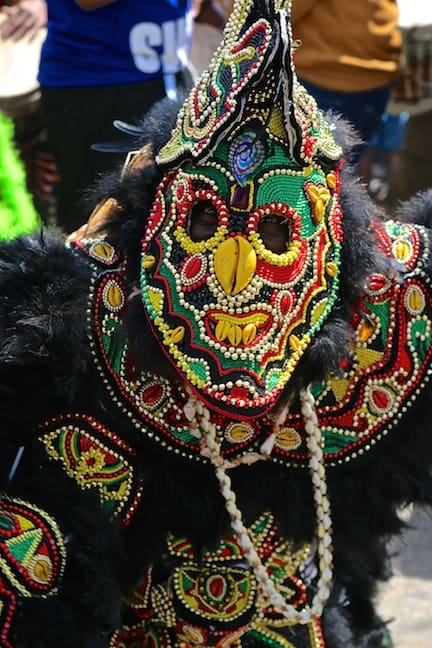 Mardi Gras Indians on Super Sunday in New Orleans