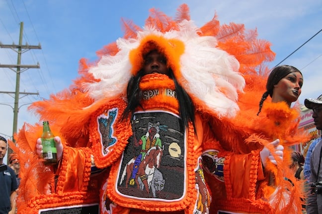 Mardi_Gras_Indians on Super Sunday in New_Orleans