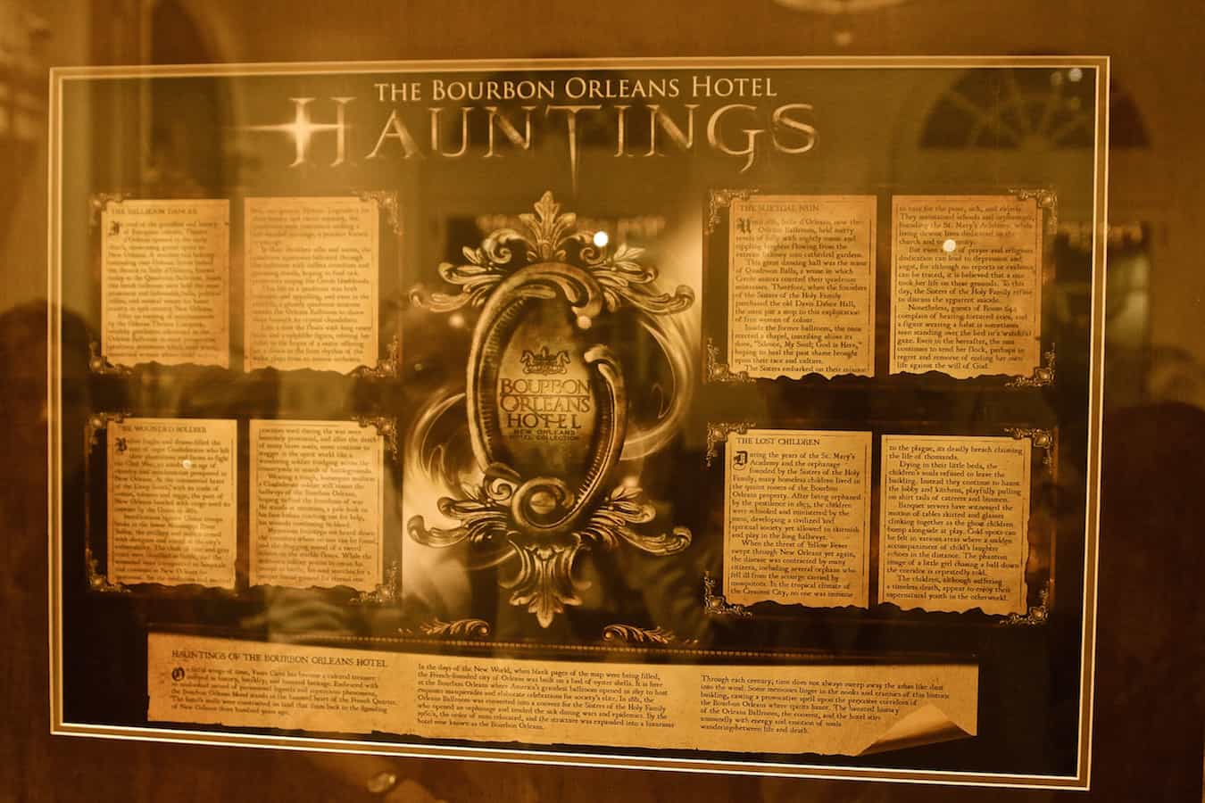 Haunted New Orleans Walking Tour- Bourbon Orleans Hotel