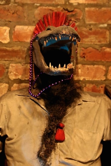 Rougarou statue at New Orleans Historic Voodoo Museum, Louisiana 