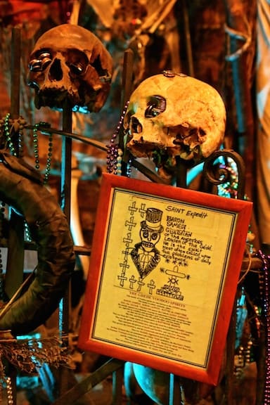 Inside the New Orleans Historic Voodoo Museum, Louisiana