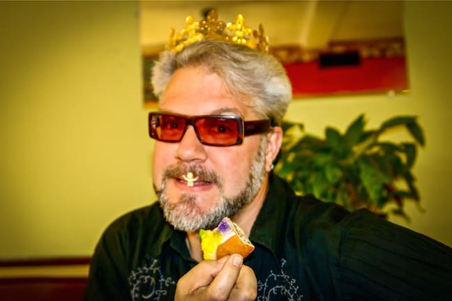 King Cake at Poupon's Bakery in Lafayette, Louisiana