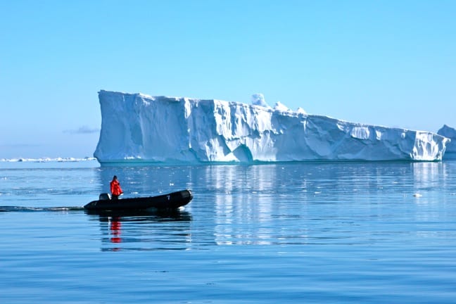 Icebergs in Antarctica