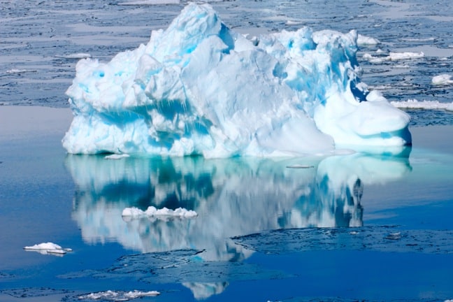 Icebergs in Antarctica