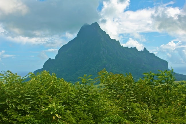 View of Mt Rotui From the Belvedere Lookout, Moorea