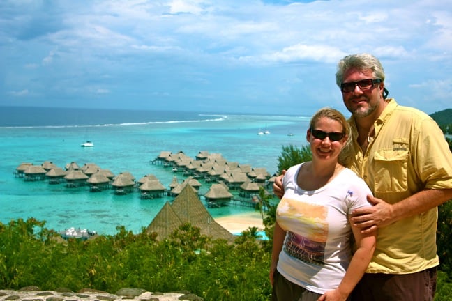 Bret Love & Mary Gabbett in Moorea, Tahiti