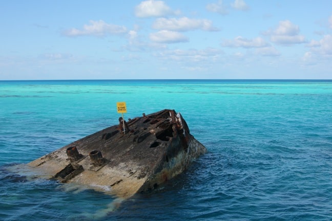 The HMS Vixen, Sunk Off Daniel's Head, Bermuda in 1895