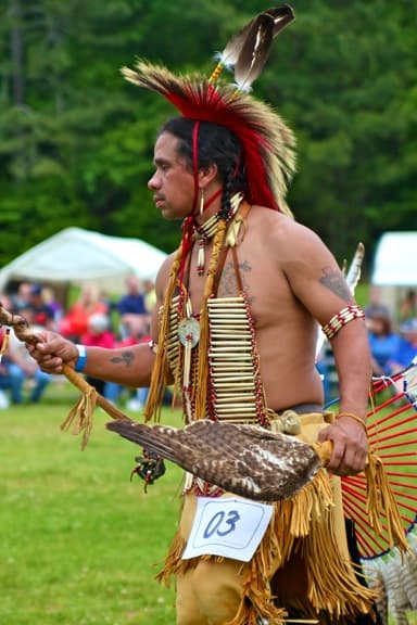 American Indian Dancer at North Georgia Pow Wow