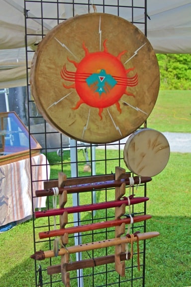 American Indian Drums & Flutes Made by Mark Barfoot