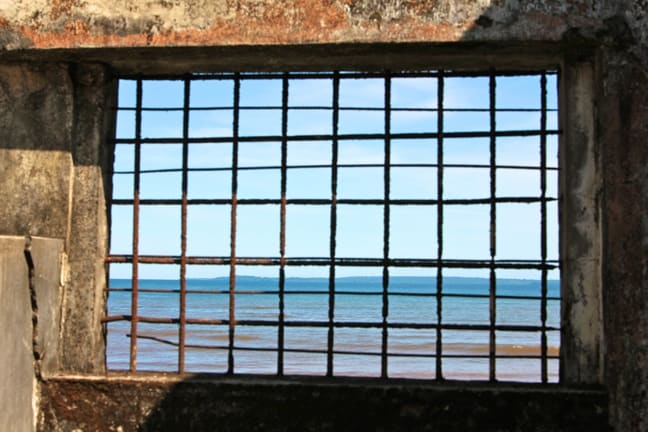 View From a Cell at Coiba Island Penal Colony, Panama