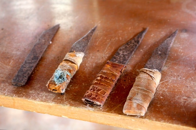 Artifacts Found in the Ruins at Coiba Island Prison, Panama 