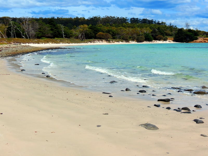 Beach on Maria Island, Australia