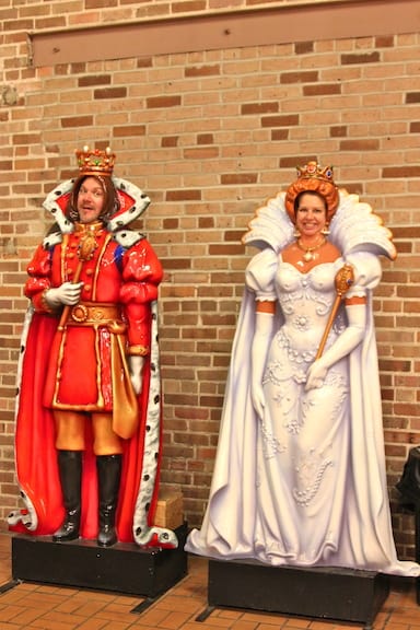 Mardi Gras King and Queen at Mobile Carnival Museum