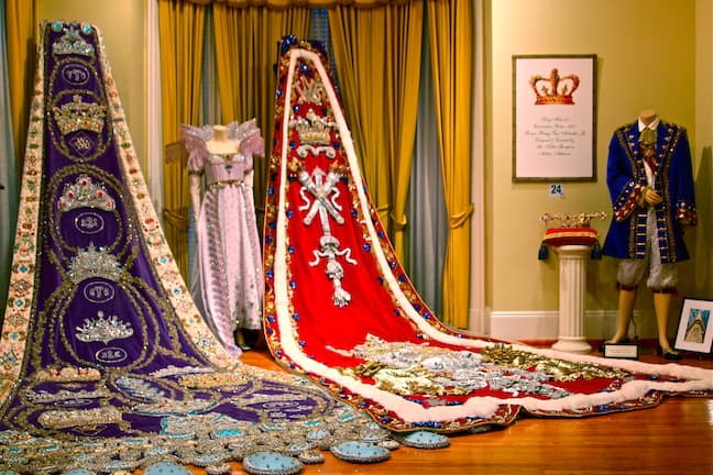 Historic Mardi Gras Capes & Gowns at Mobile Carnival Museum