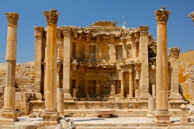 Nymphaeum in Jerash, Jordan