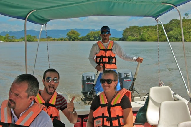 Boat transfer from Sierpe to Casa Corcovado