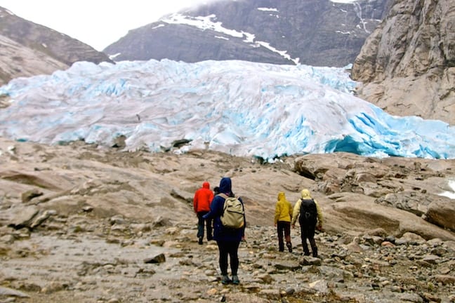 Climbing Nigardsbreen Glacier, Norway