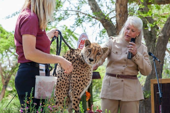 Joan Embery at the San Diego Zoo