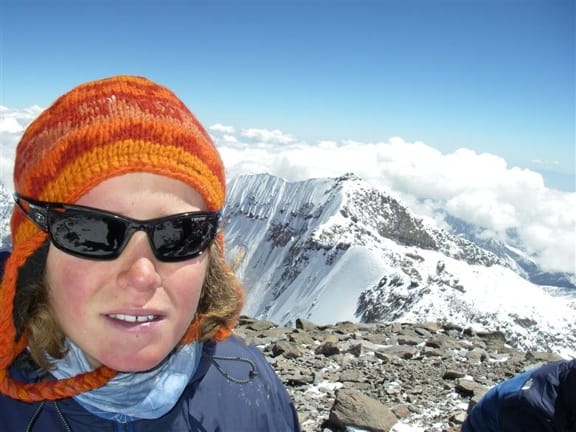 Jordan Romero on top of Aconcagua at 11