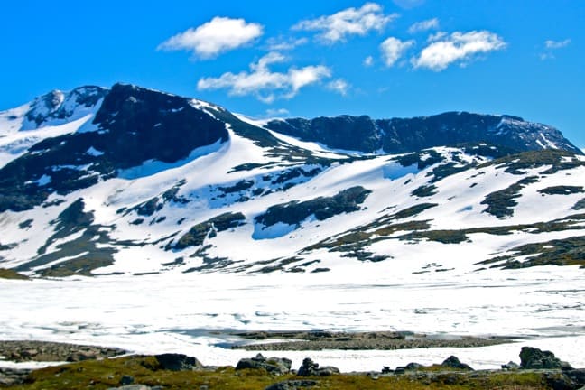 Amazing Scenery in the Jotunheimen Mountains of Norway