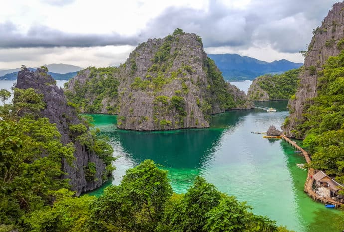 Coron Bay in Coron, Palawan