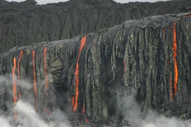 Lava flow from Kilauea on Hawaii's Big Island