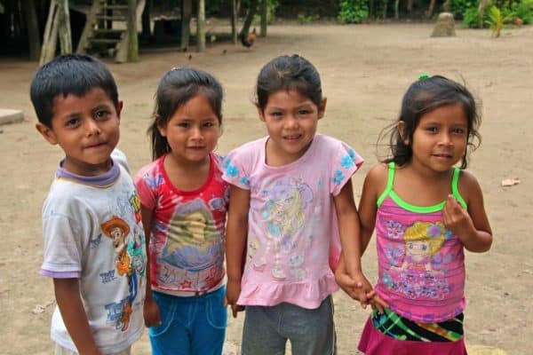 Faces of Peruvian Children of San Jose Village