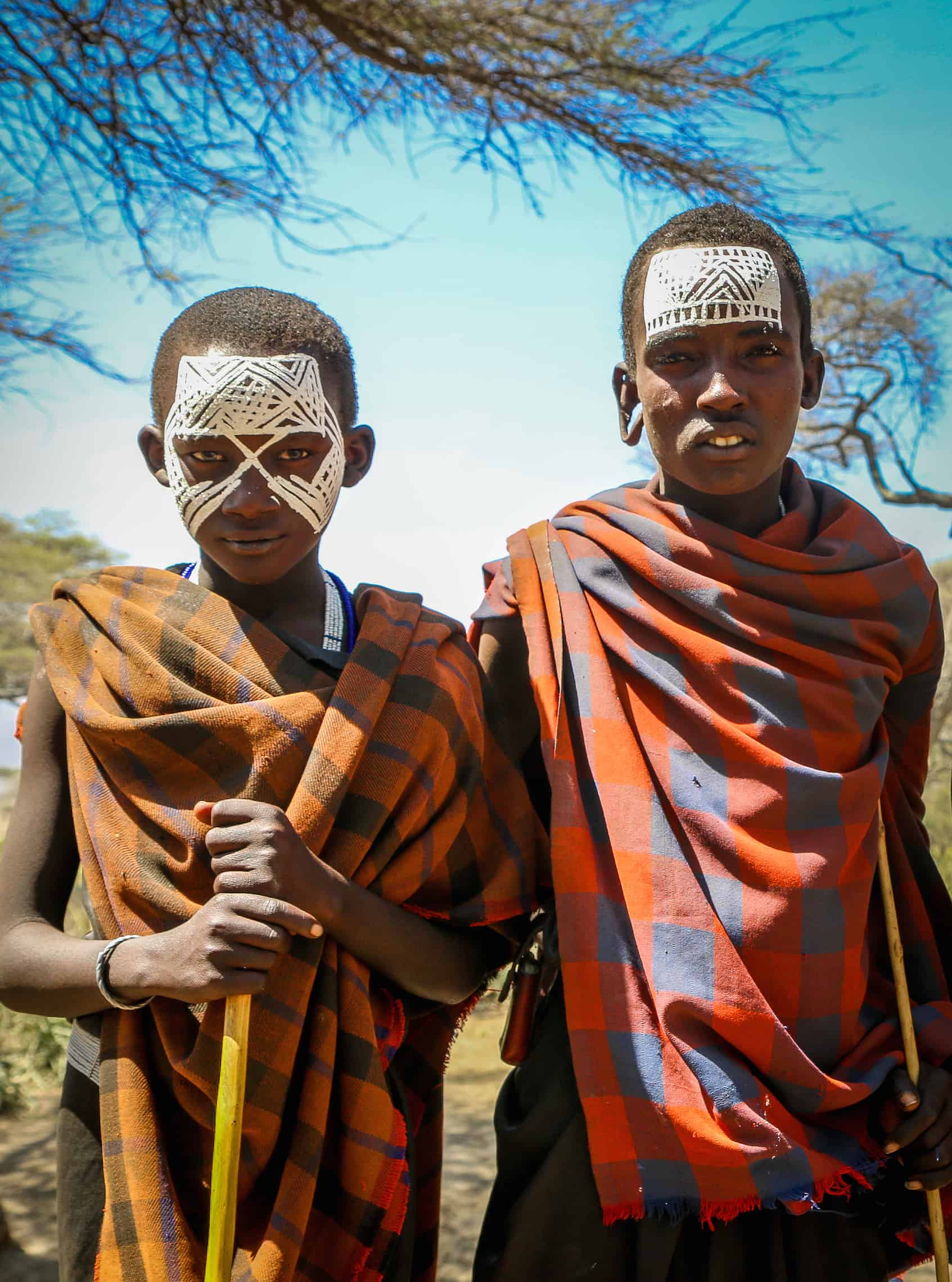 Adolescent Maasai Boys, known as Moran