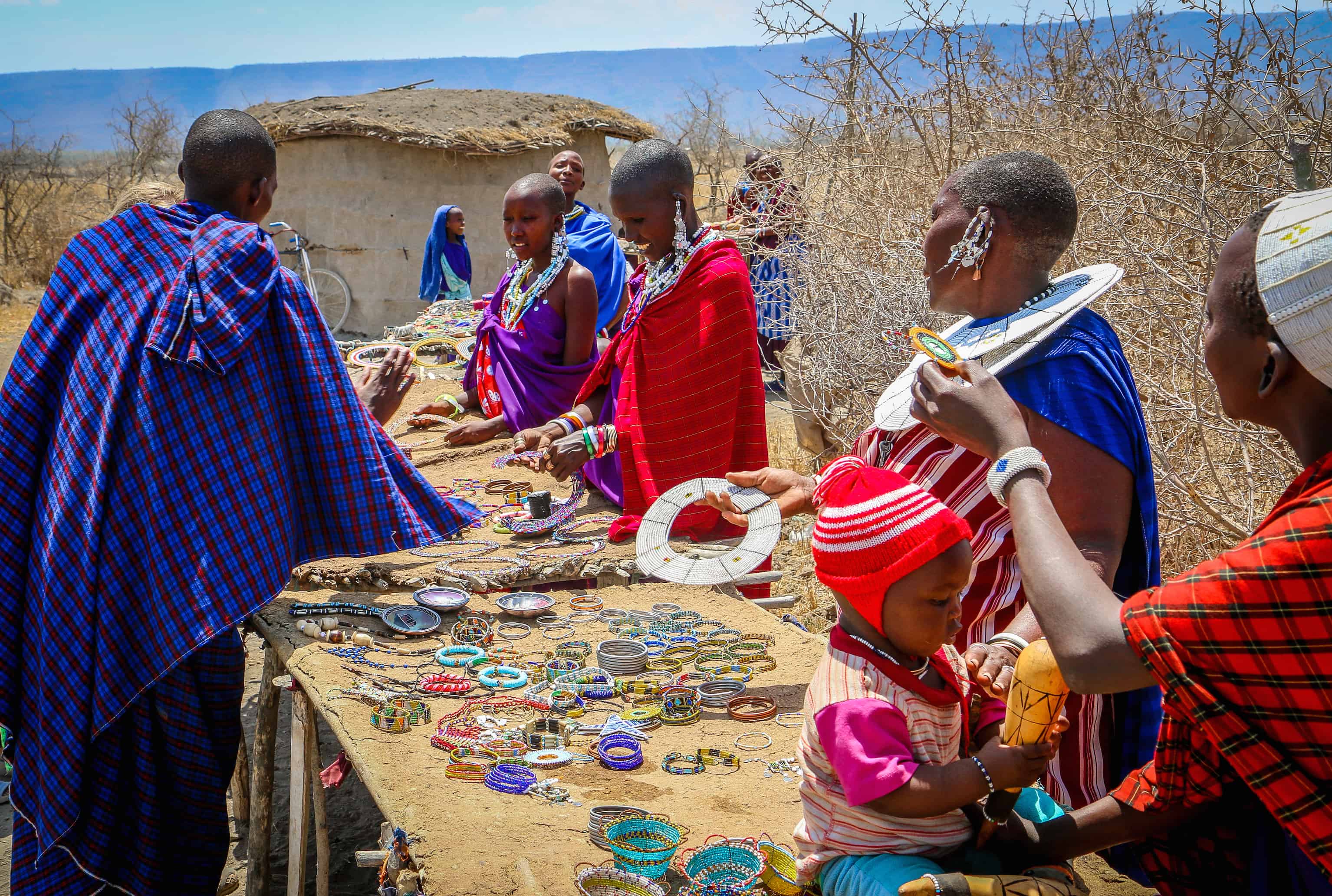 Maasai Culture: Selling Arts & Crafts