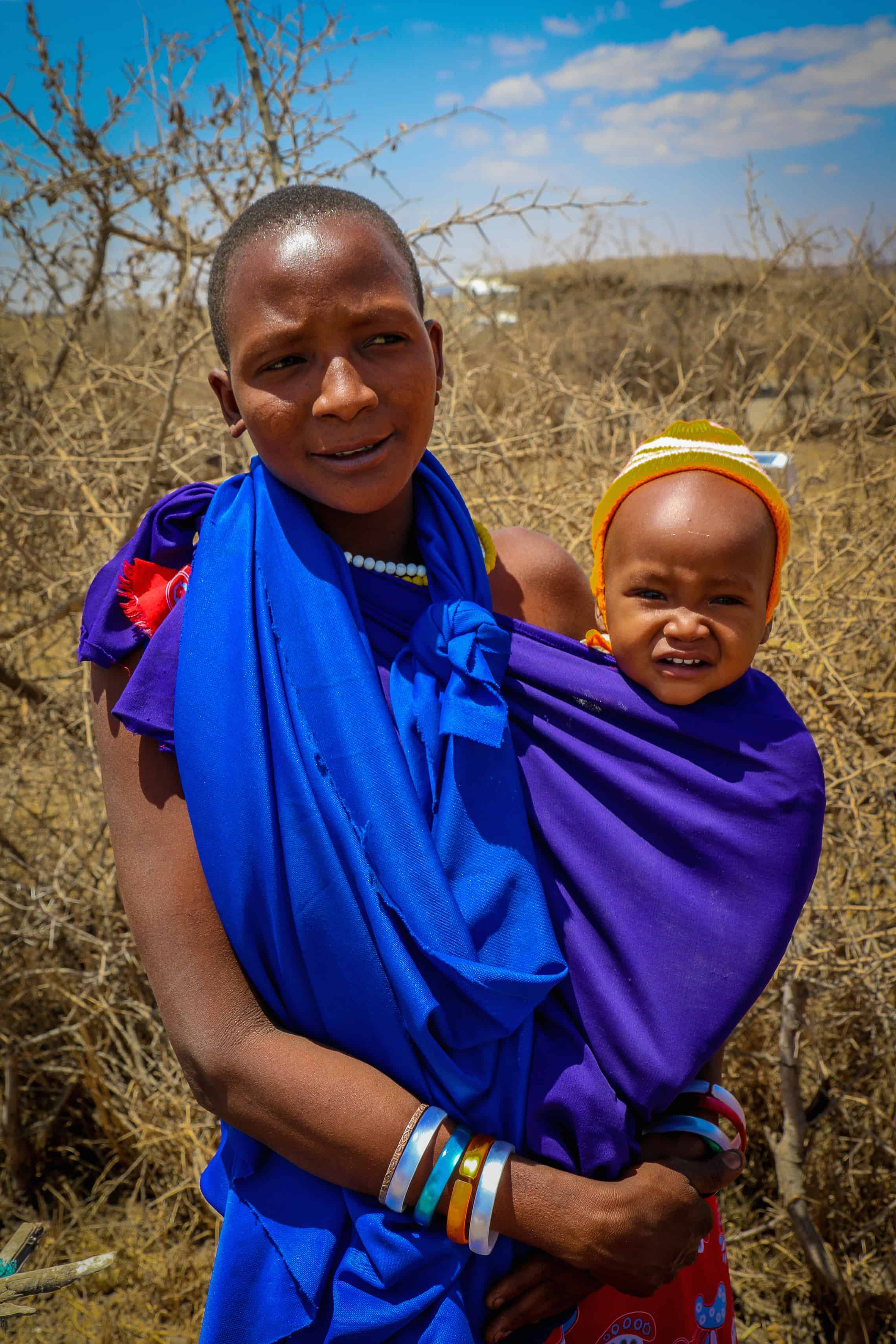 Maasai Mother & Baby