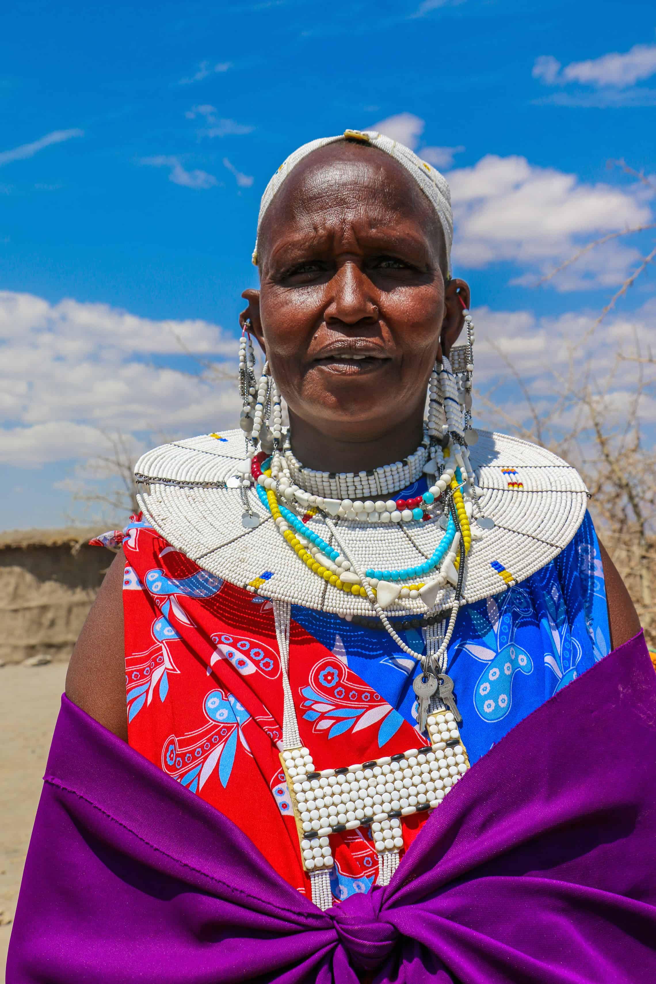 Portrait Maasai Woman -  Australia