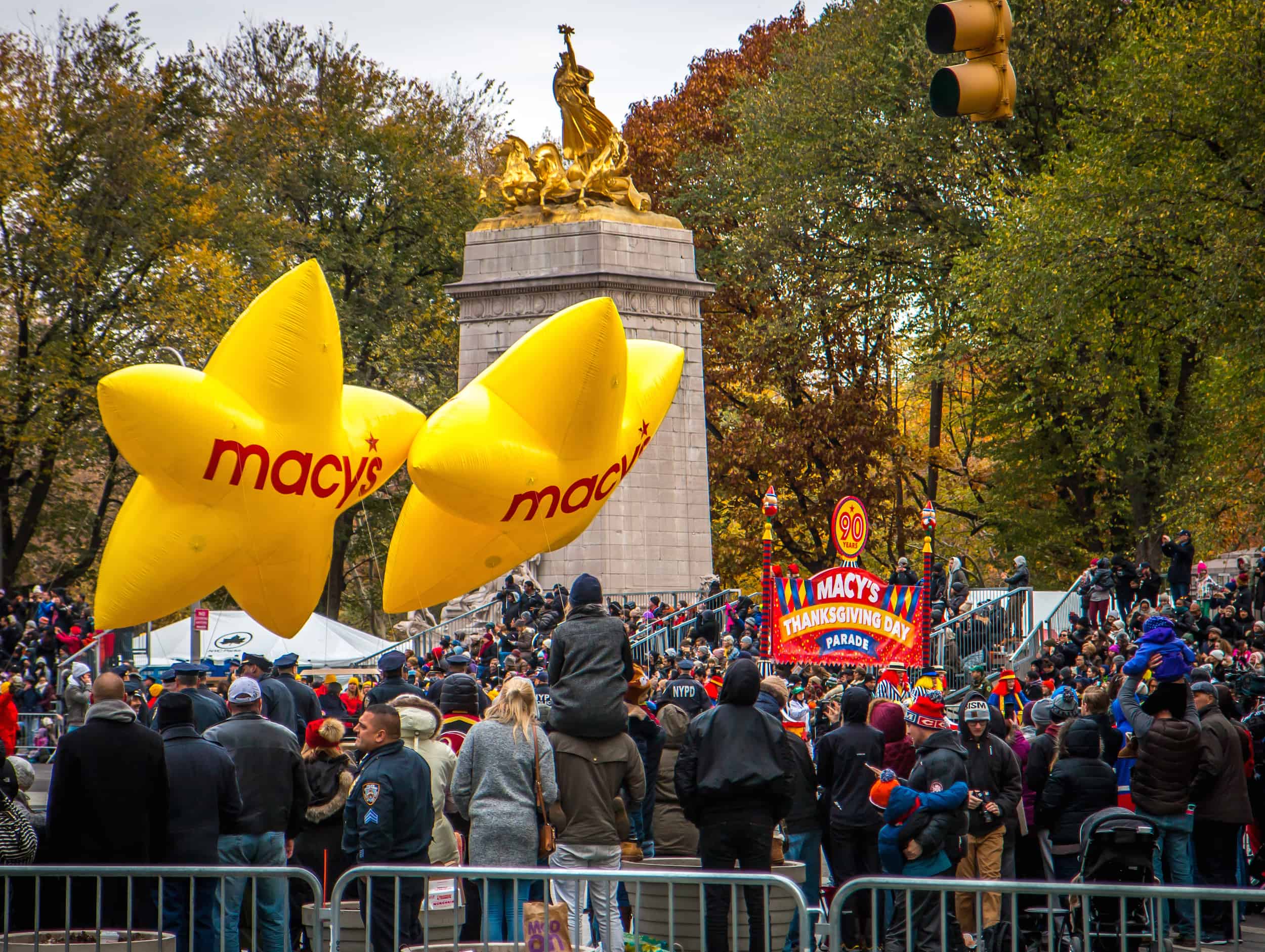 90th macy's thanksgiving day parade- Macy's Sign