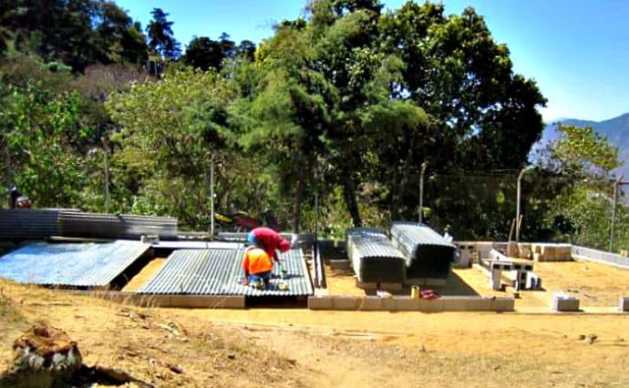 Photo: Materials for the pre-school building