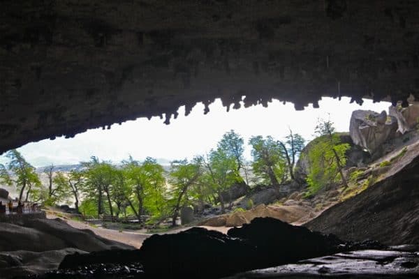 The View From Inside Milodon Cave, Chile