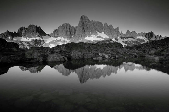 Ansel Adams Wilderness, California. Sunrise, Cabin Lake