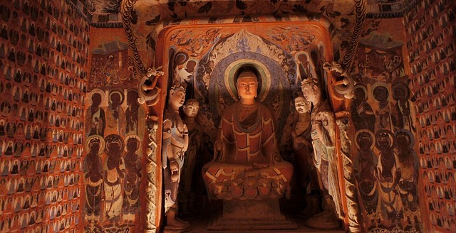 Famous Underground Caves -Mogao Caves in China 