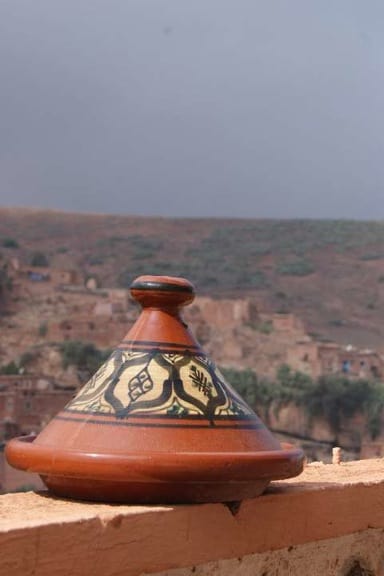 Tagine in  the Atlas Mountains of Morocco