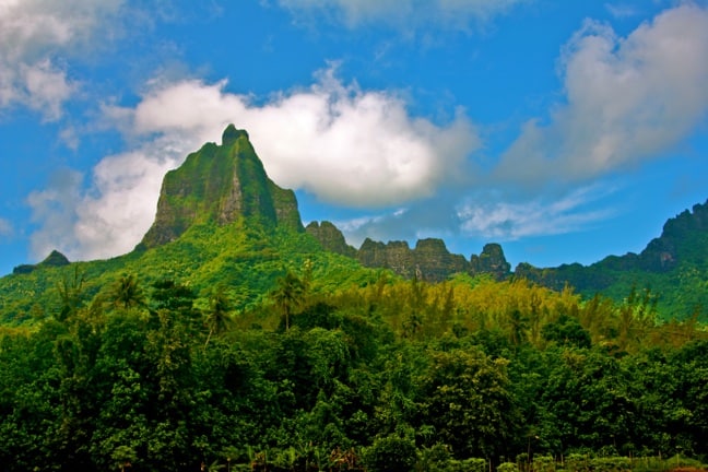 Mount Tohivea, a.k.a. Bali Hai Mountain, Tahiti