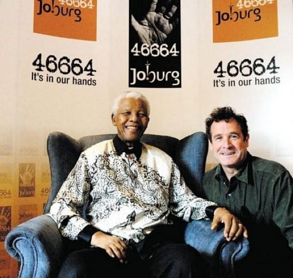 Johnny Clegg and Nelson Mandela