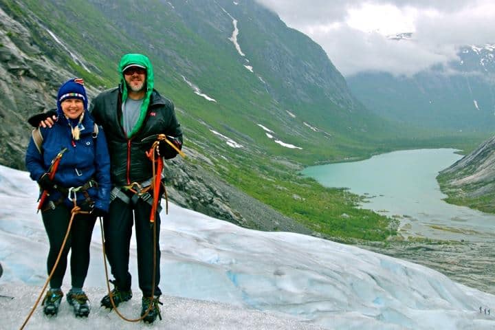 Climbing Nigardsbreen Glacier, Norway