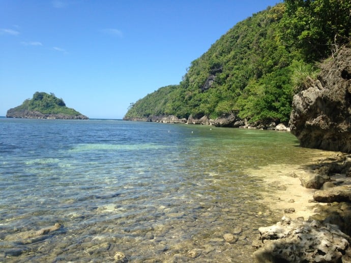 Philippine Island of Danjugan - Crystal Clear water