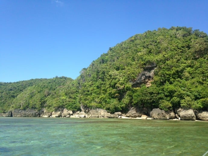 Philippine Island of Danjugan - view of the coast
