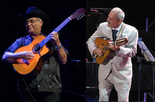 Orquesta Buena Vista Social Club's Eliades Ochoa and Barbarito Torres