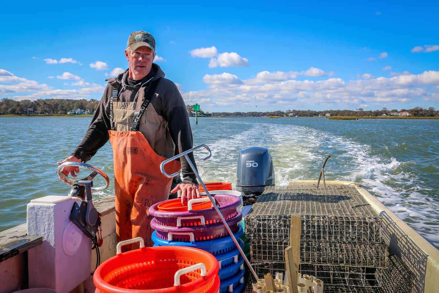 Captain Chris Ludford of Pleasure House Oysters