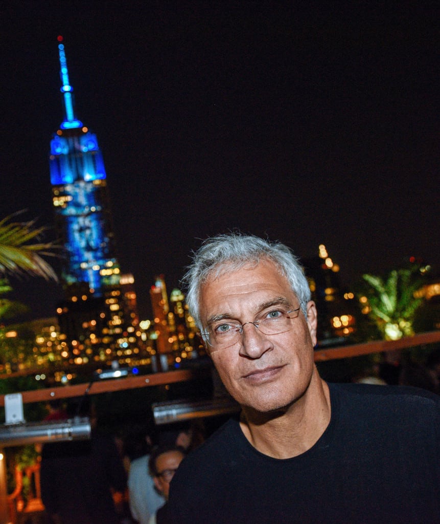 Louie Psihoyos With Projecting Change at Empire State Building