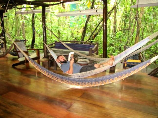 Relaxation along the Rio Dulce in Guatemala