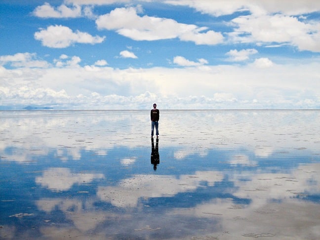 The Bolivian Salt Flats of Salar de Uyuni