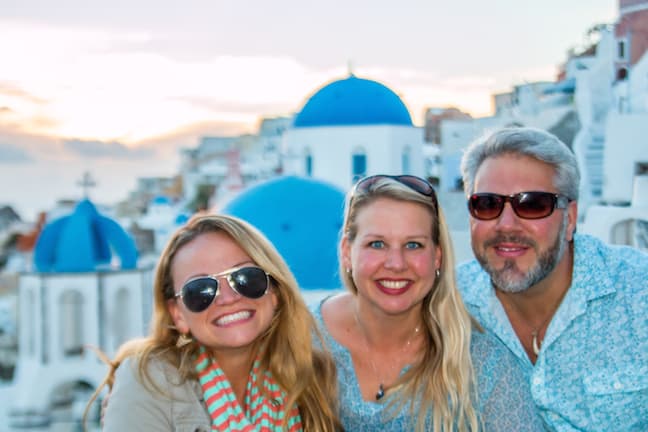 Santorini Sunset in Oia, Greece