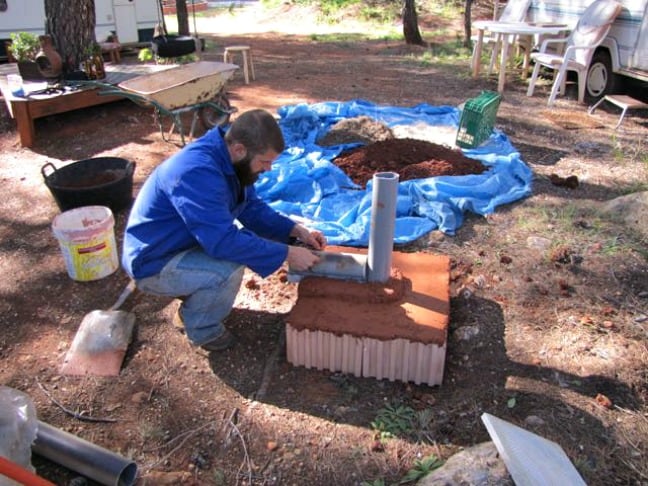 Setting the Forms for the Rocket Pizza Oven